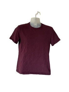 ASKET Shirt Mens Small Purple T-Shirt Crewneck Short Sleeve Cotton Basic